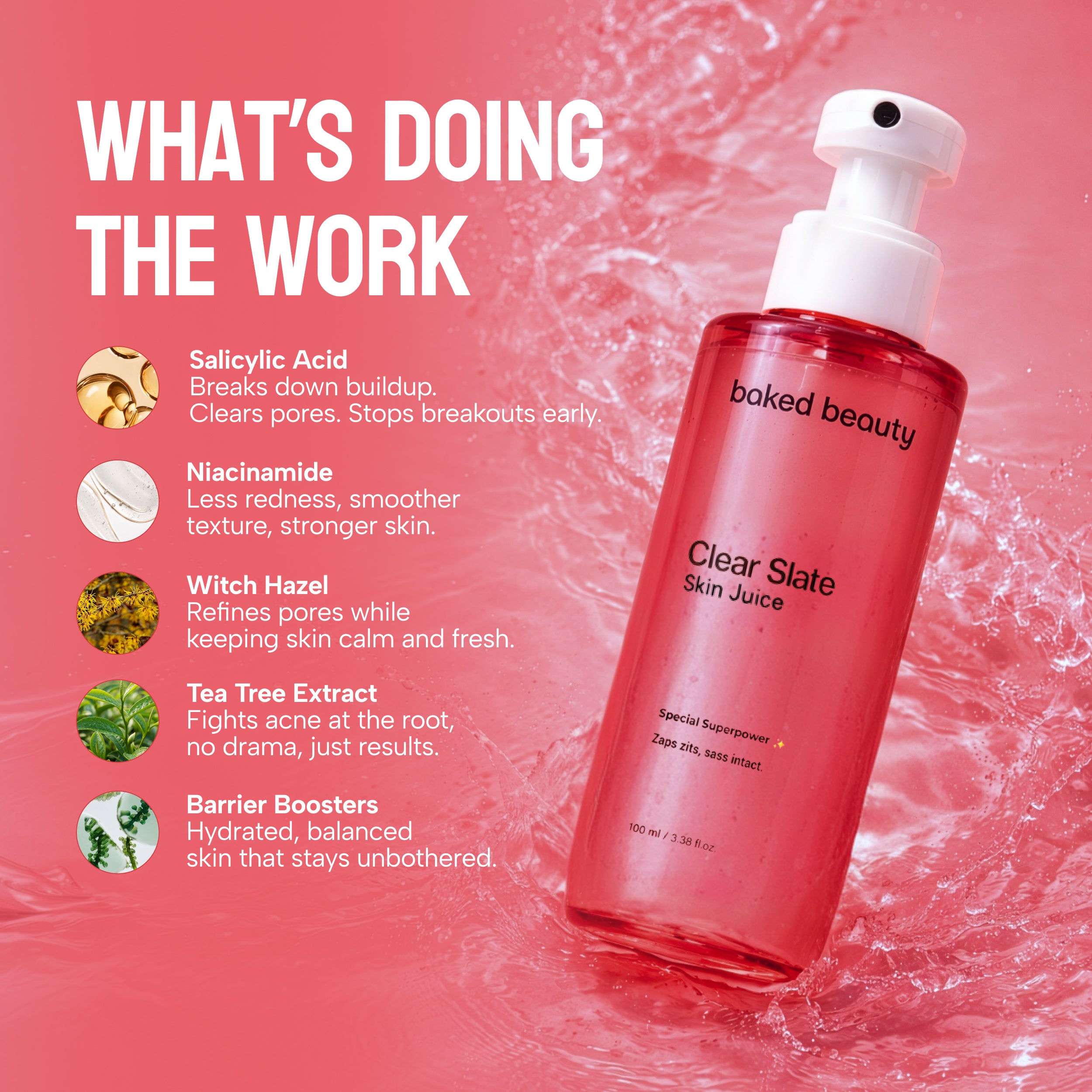 CLEAR SLATE SKIN JUICE - ANTI ACNE TONER 100ML