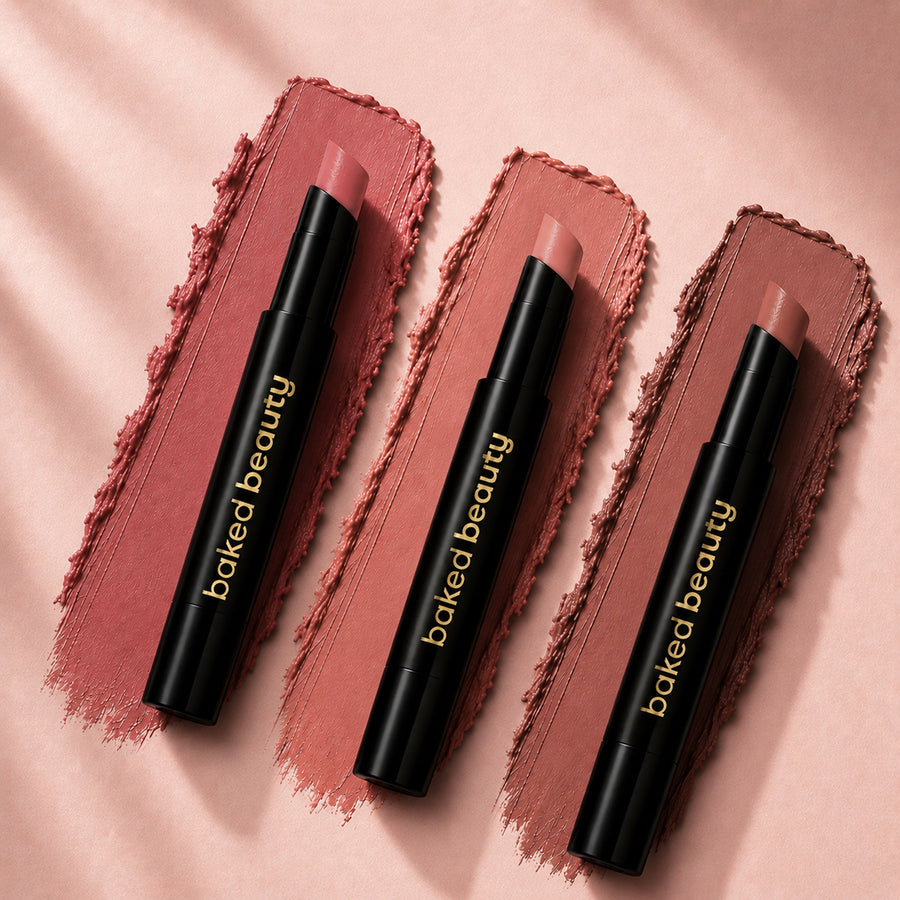 My Crayon Lip Eclair Super Matte Lip Cream Lipsticks (Pack of 3)