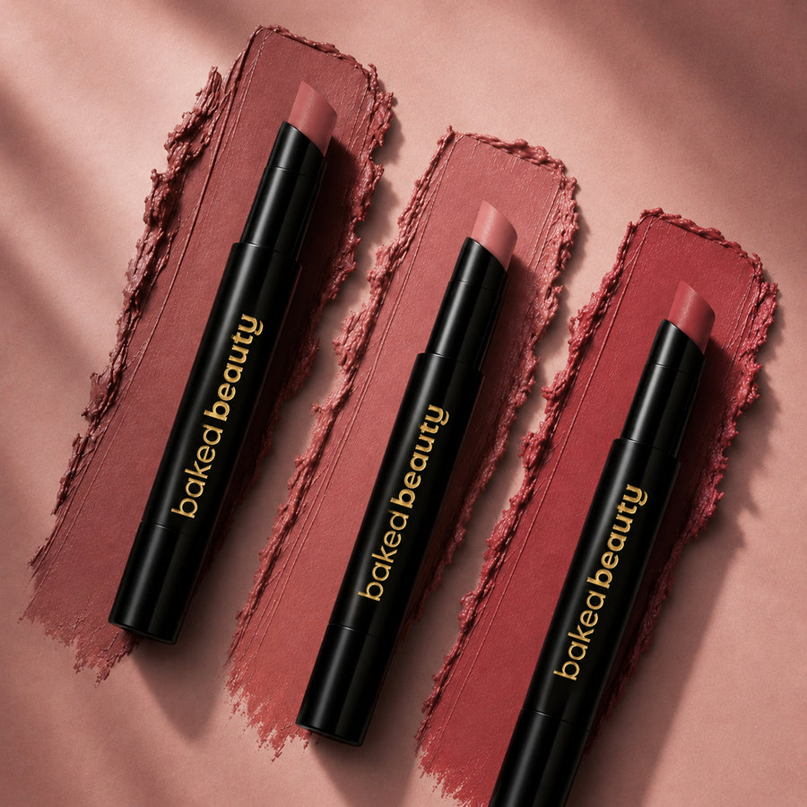 My Crayon Mocha Talk Super Matte Lip Cream Lipsticks (Pack of 3)