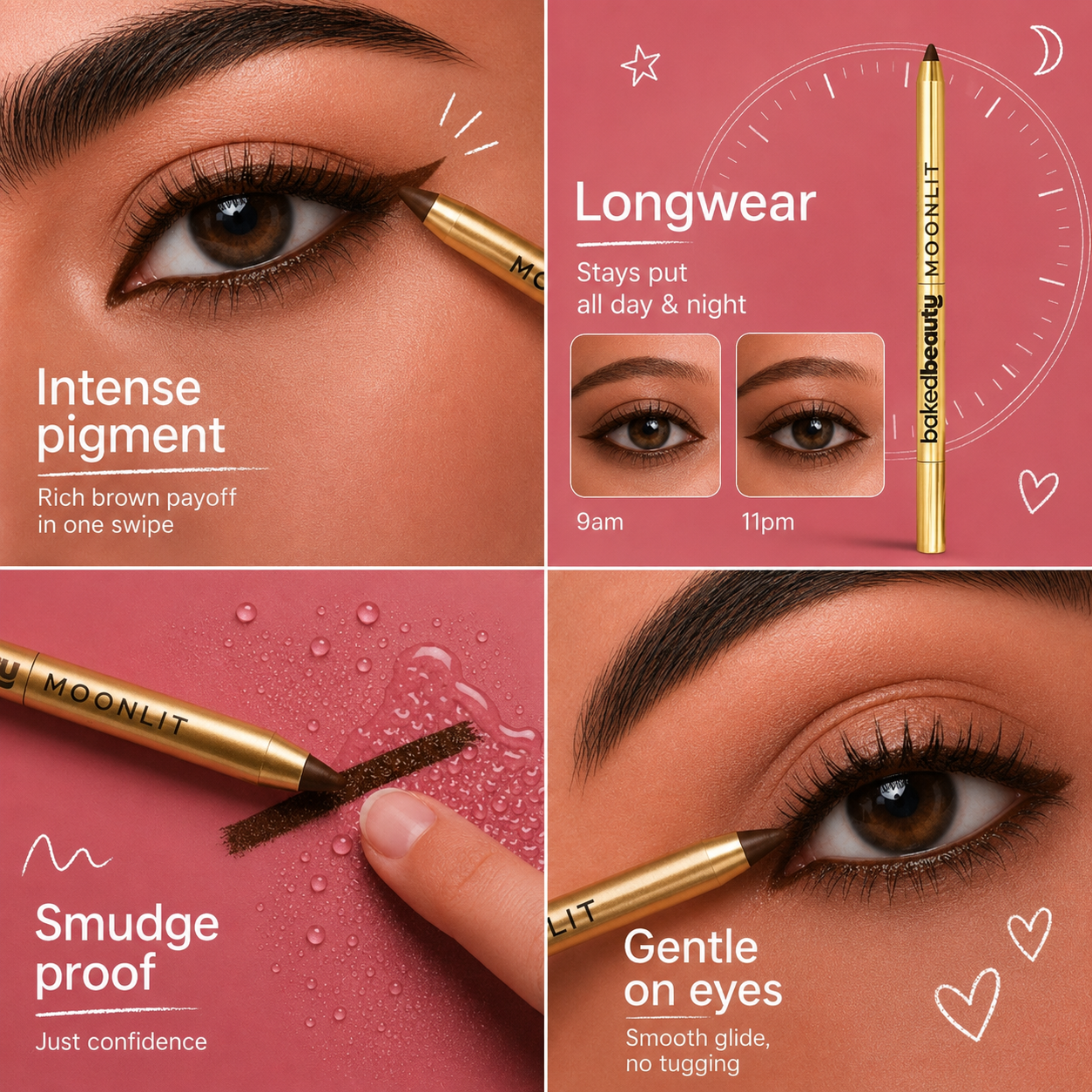 Moonlit Supreme Kohl Pencil 1.5 g (Brown)