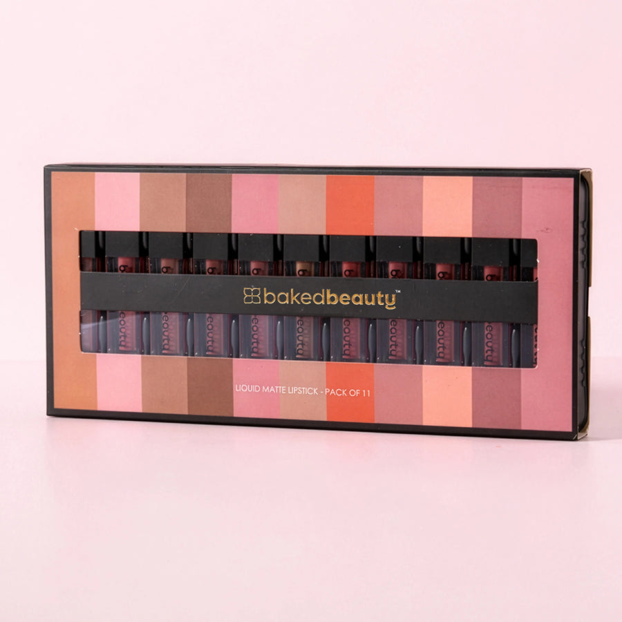 Liquid Mousse Matte Lipstick Set (Pack of 11)