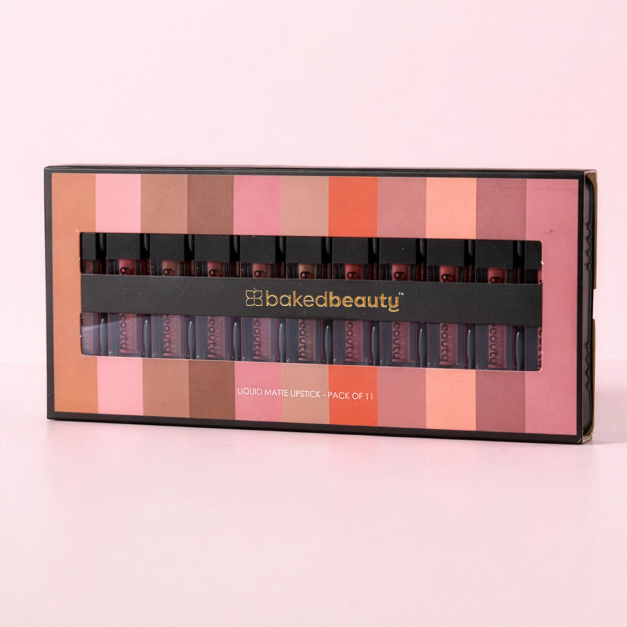 Liquid Matte Lipstick Set (Pack of 11)