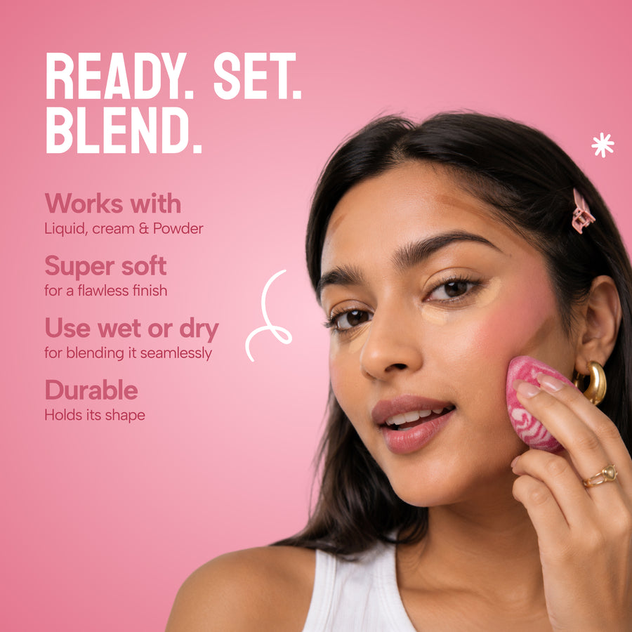 Photo Perfect velvet blend makeup sponge - Precision Cut (1pcs)