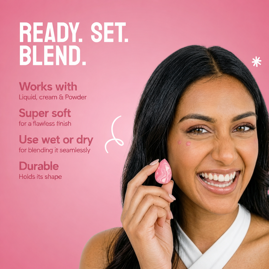 Photo Perfect velvet blend makeup sponge - Mini Tear Drop (2pcs)