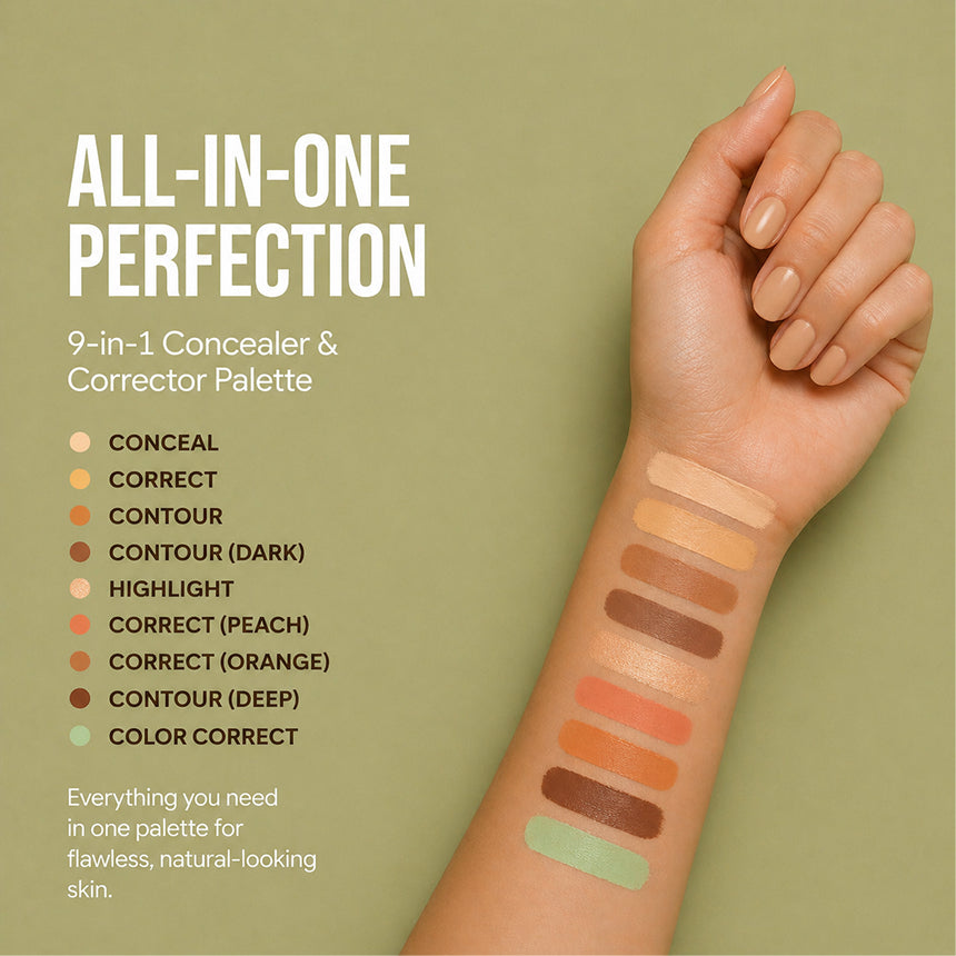 9-in-1 Concealer & Corrector Palette (9gm)