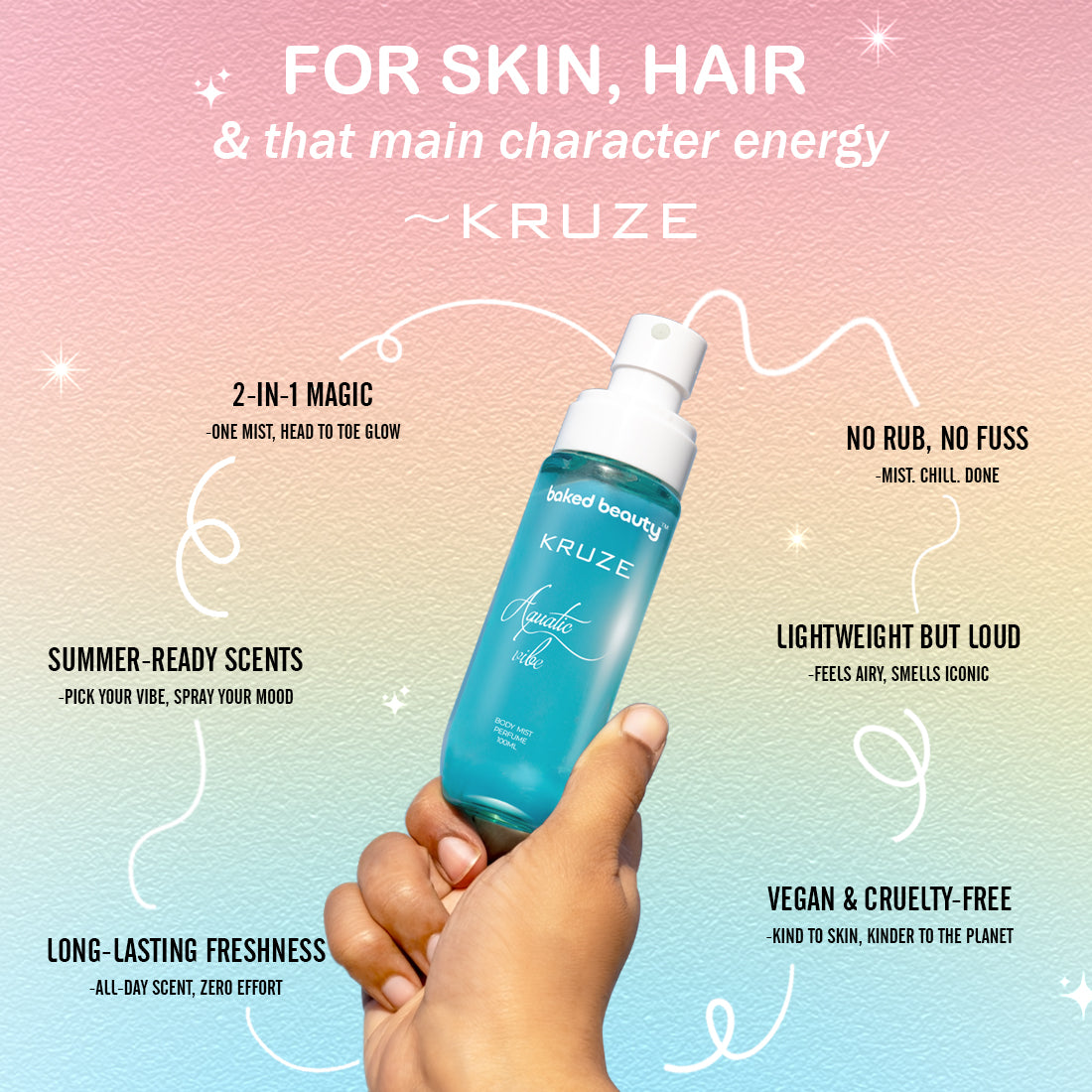 Kruze Aquatic Vibe Body Mist - 100ml