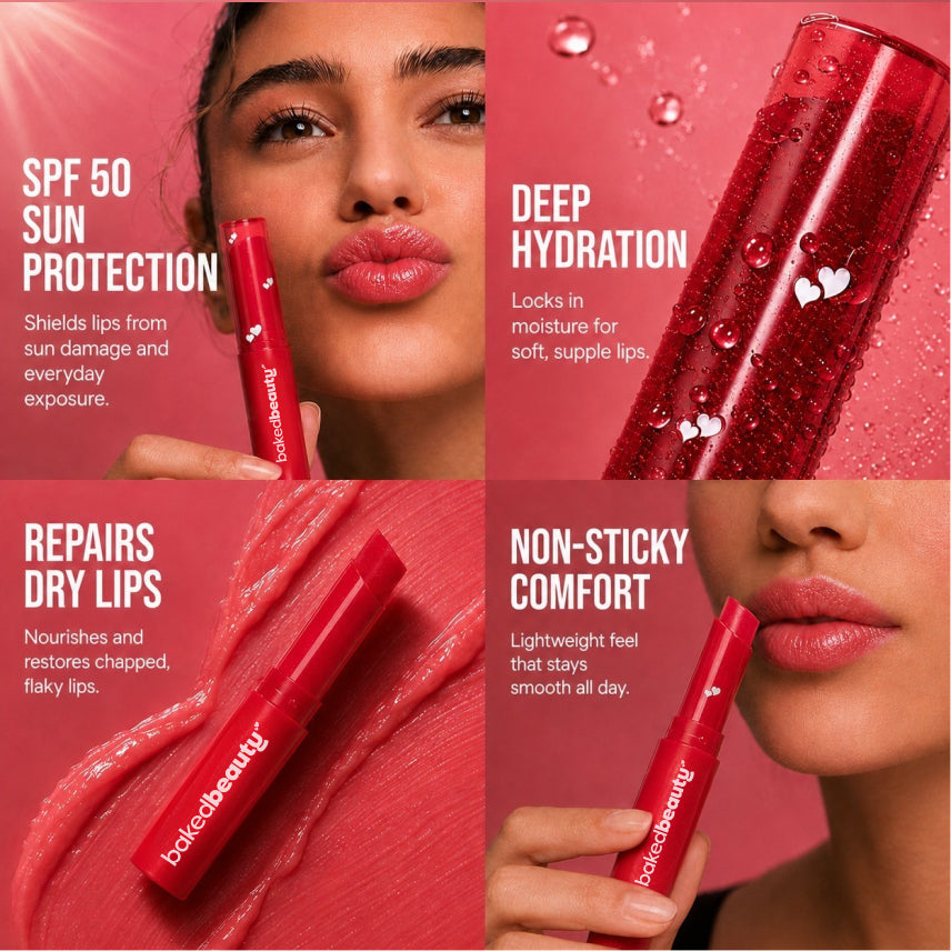 Red Rush SPF 50 Ultra Soft Lip Balm with 6 Super Butters , 1.6 g