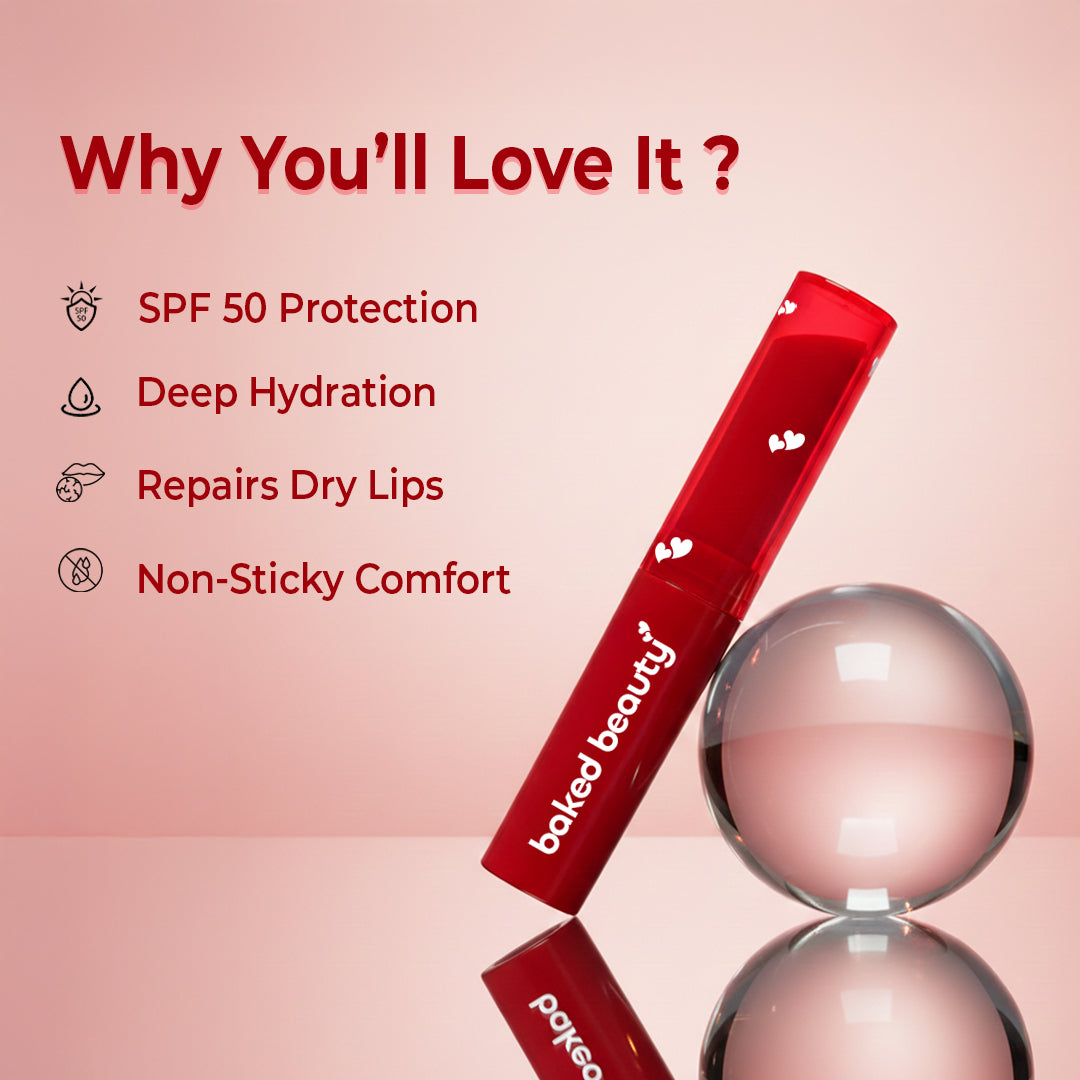 Red Rush SPF 50 Ultra Soft Lip Balm with 6 Super Butters , 1.6 g