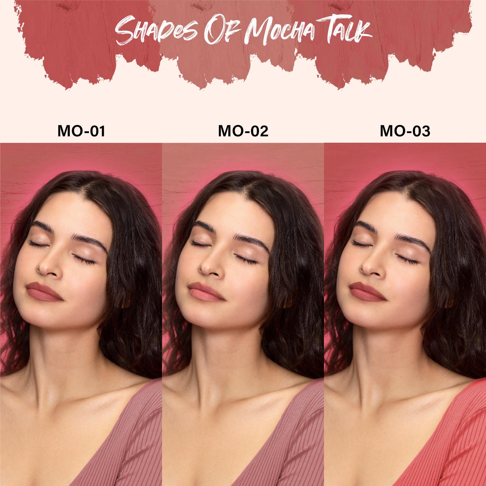 My Crayon Mocha Talk Super Matte Lip Cream Lipsticks (Pack of 3) | BEST SELLERS,Lip Crayon