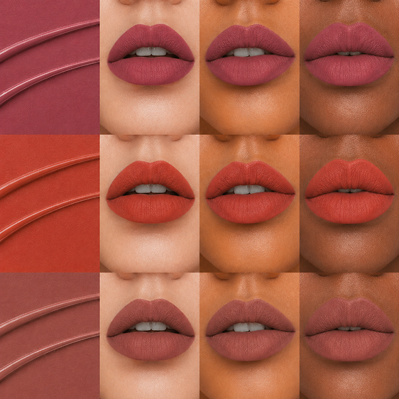 Liquid Matte Lipstick Nude Palette (Pack of 9)