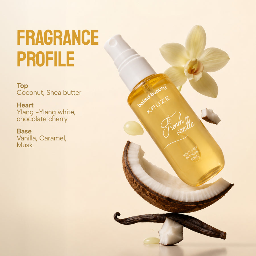 Kruze French Vanilla Body Mist - 60ml