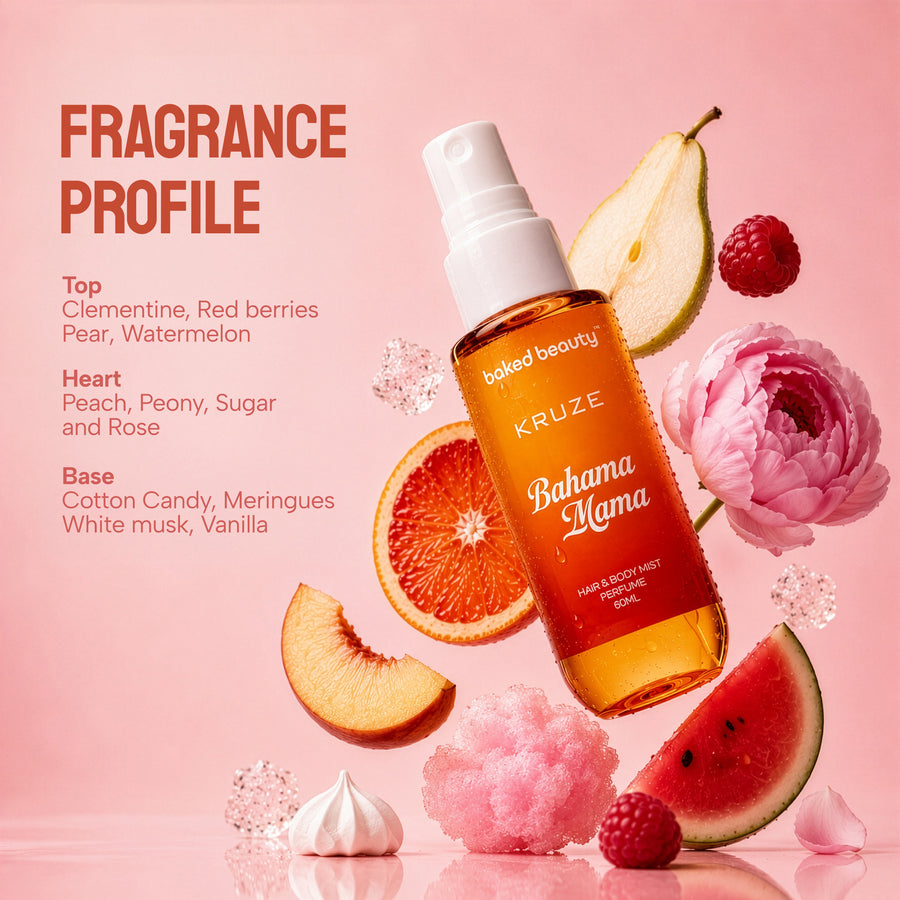 Kruze Bahama Mama Hair and Body Mist - 60ml