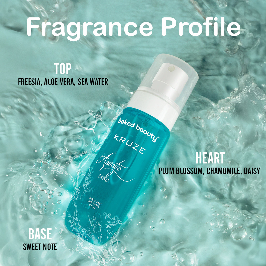 Kruze Aquatic Vibe Body Mist - 100ml