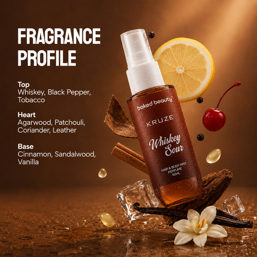 Kruze Whisky Sour Hair and Body Mist - 60ml