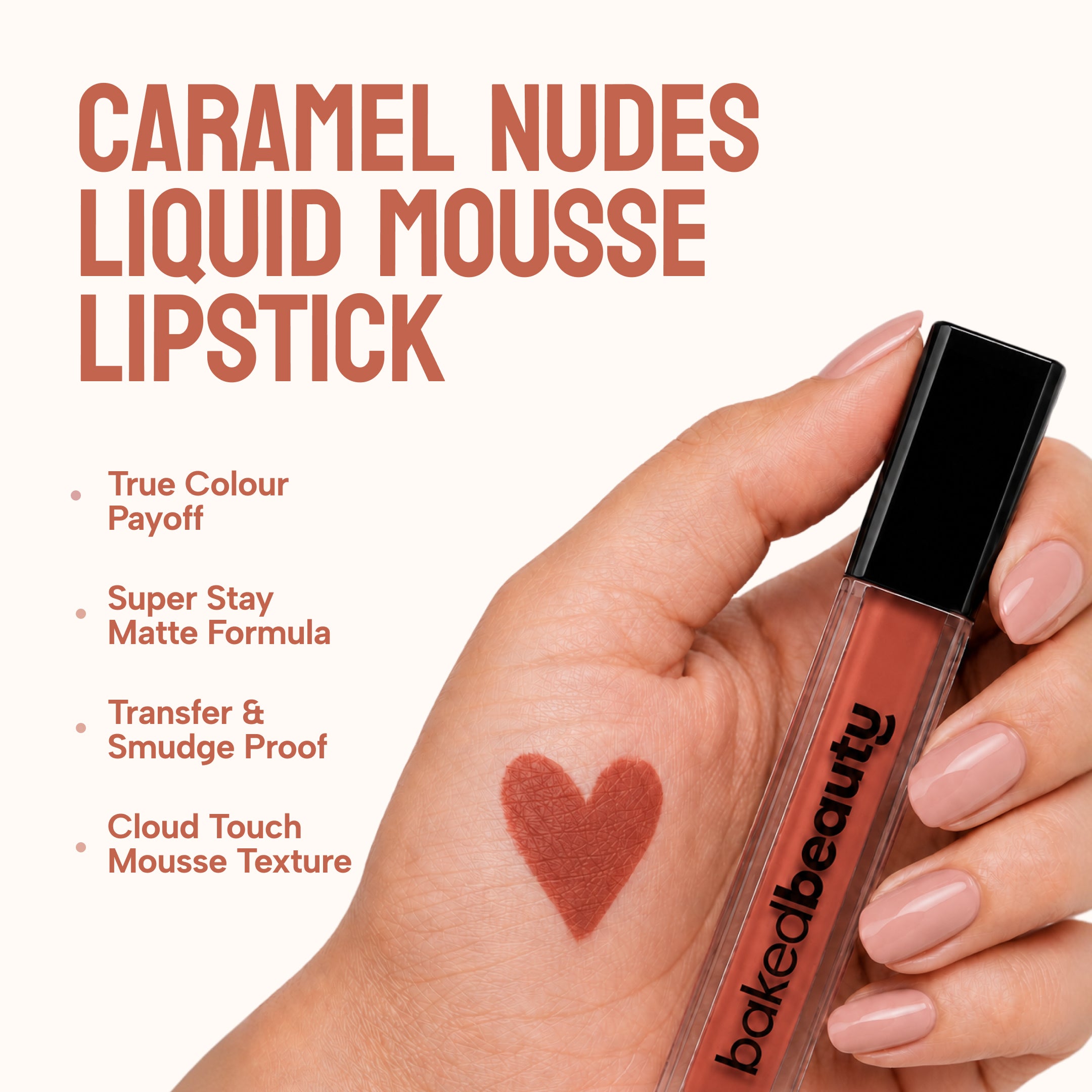 Caramel Nudes Liquid Mousse Lipstick 4.5ml