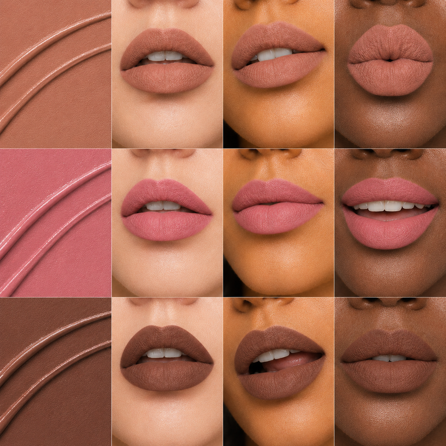 Liquid Matte Lipstick Set (Pack of 9 multi)