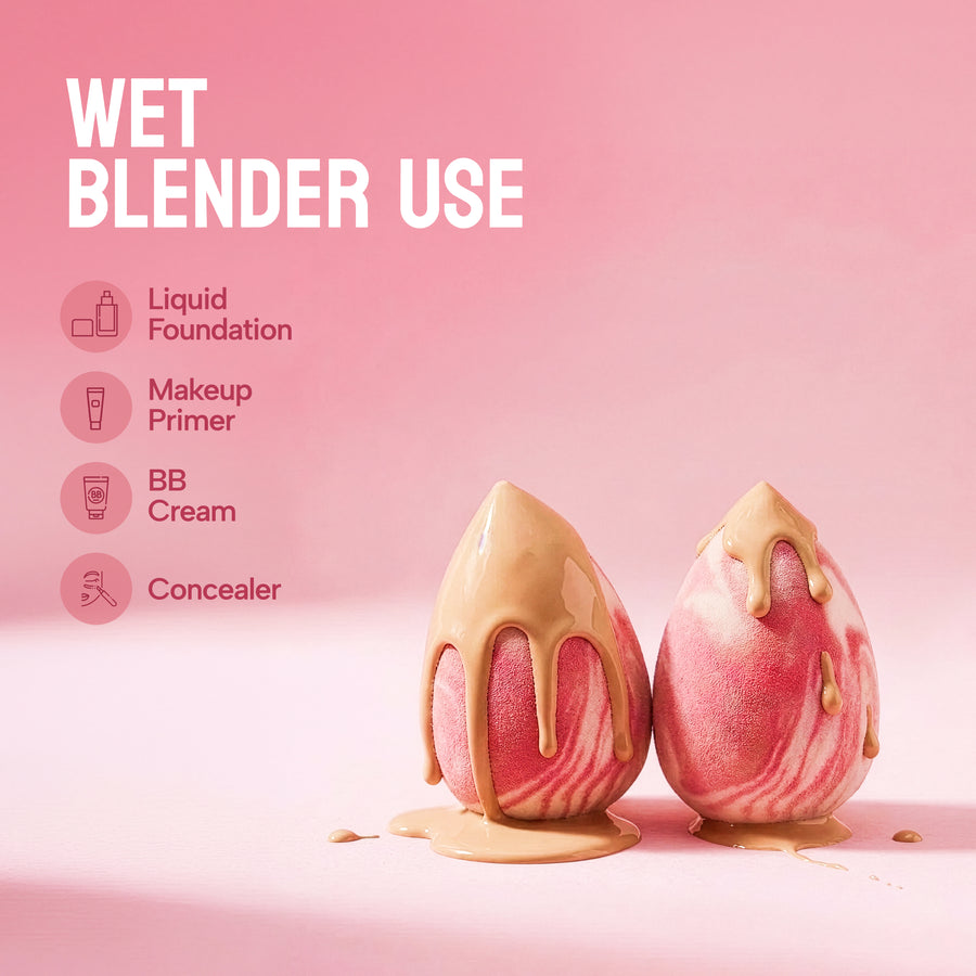 Photo Perfect velvet blend makeup sponge - Mini Tear Drop (2pcs)