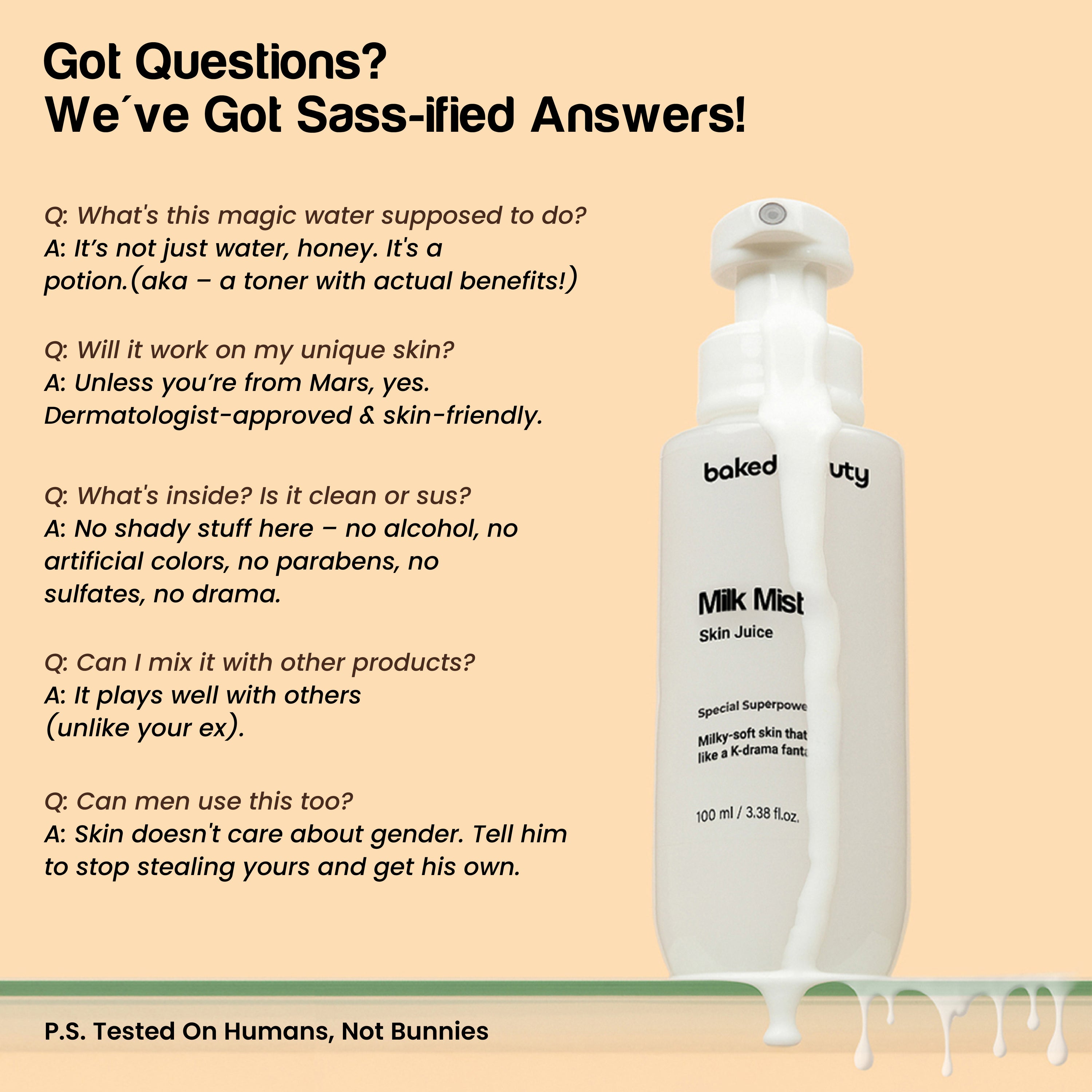 MILK MIST SKIN JUICE - MILKY MOISTURISING TONER 100ML