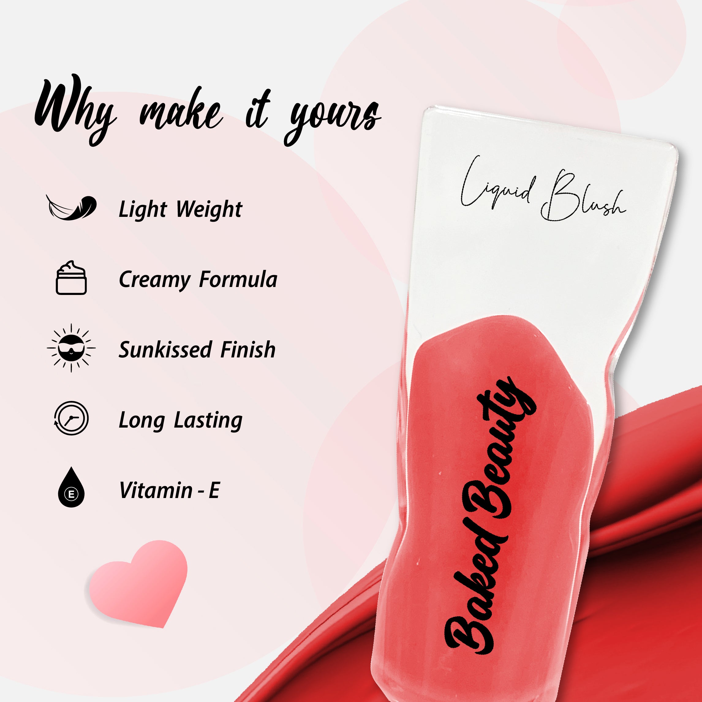 Warm Orange Liquid Blush - Burnish
