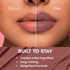 BRB Matte Lock Matte Bullet Lipstick – 2x Colour Pigment, One-Stroke Blurring Matte, Water Resistant & Long-Lasting | Enriched with Vitamin E, Avocado Oil & Shea Butter | 4g