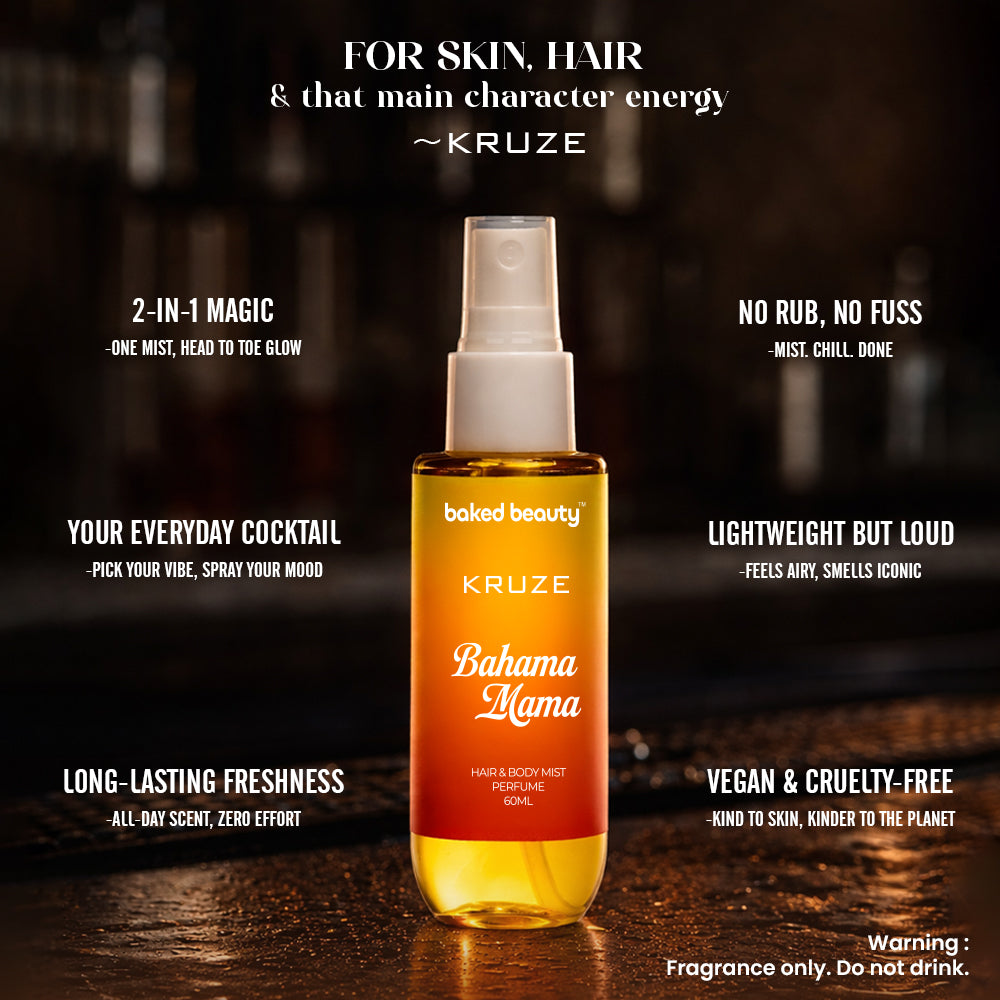 Kruze Bahama Mama Hair and Body Mist - 60ml