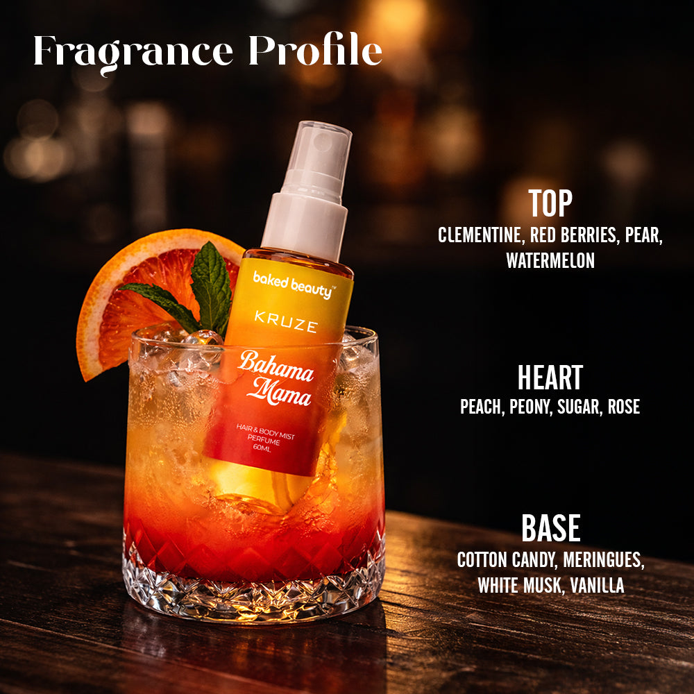 Kruze Bahama Mama Hair and Body Mist - 60ml