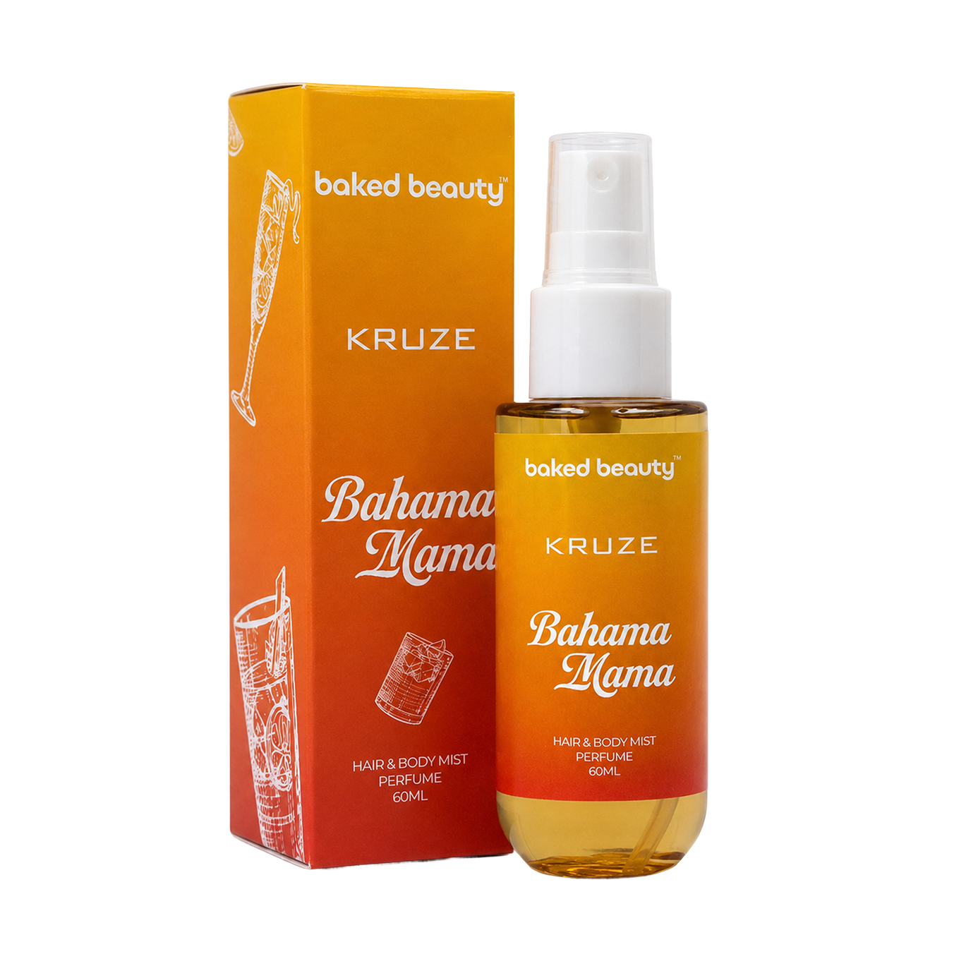 Kruze Bahama Mama Hair and Body Mist - 60ml