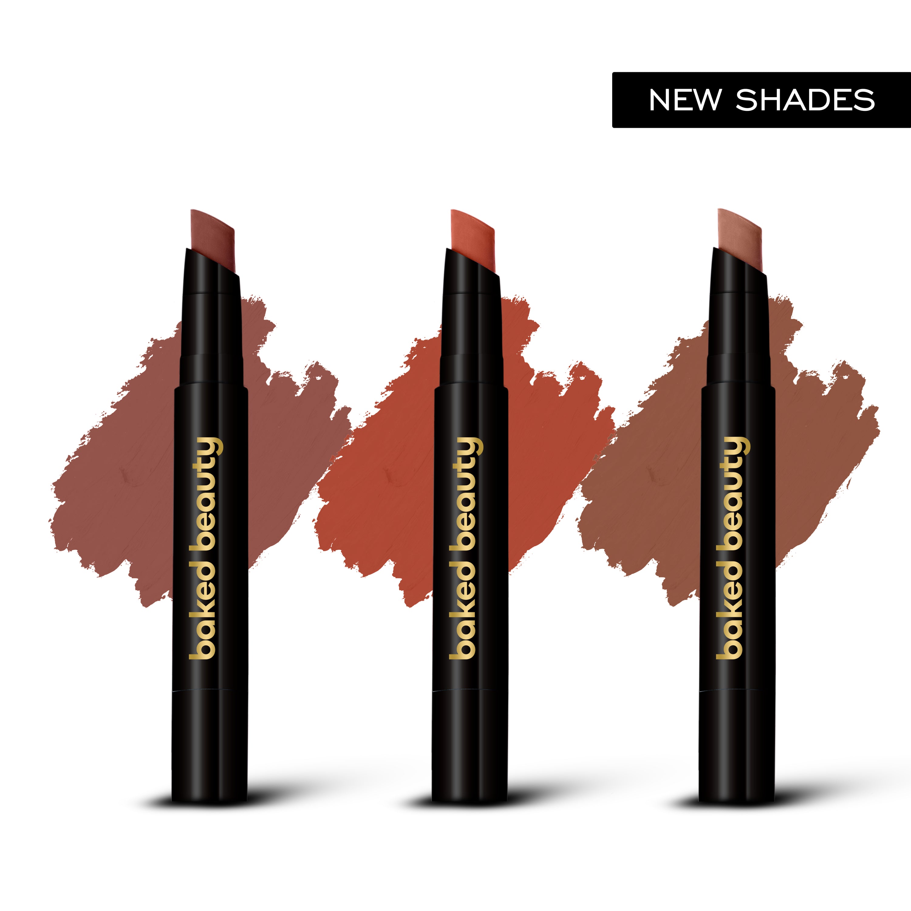 My Crayon Brownie Bite Matte Lip Cream Lipsticks (Pack of 3)