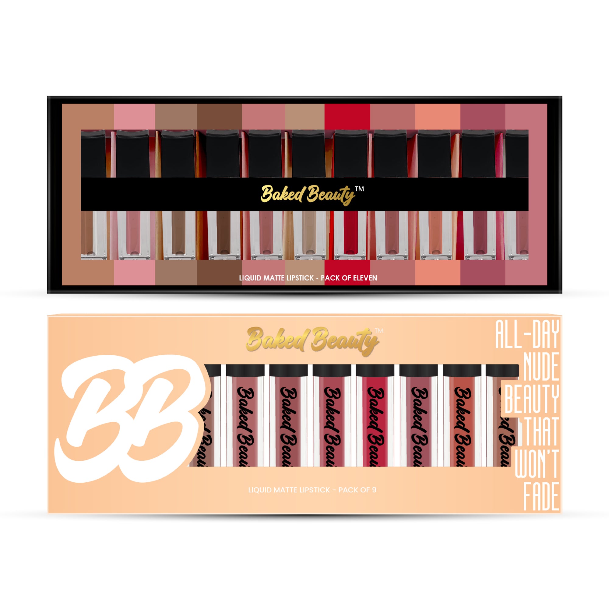 Liquid Matte Lipstick Combo Pack of 11 + Pack of 9