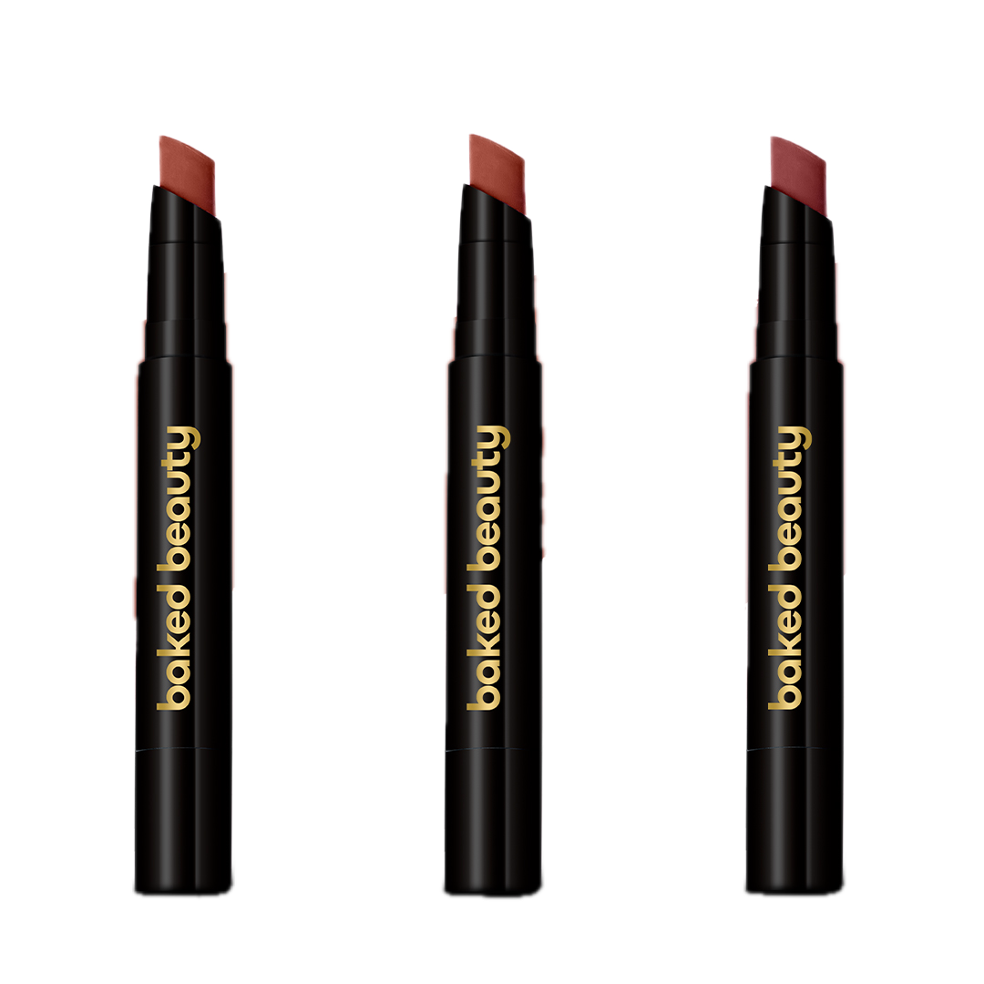My Crayon Cutting Chai Matte Lip Cream Lipsticks (Pack of 3)