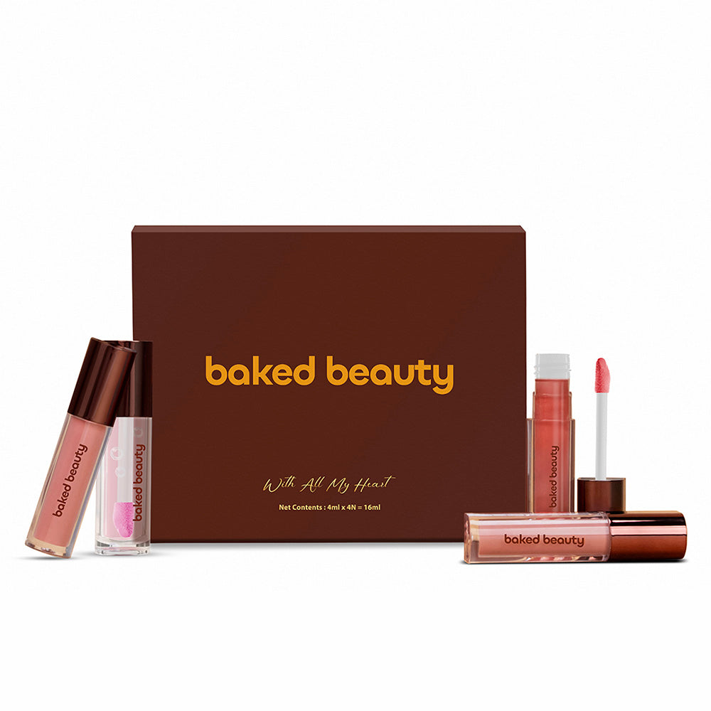 Baked Beauty Four Ever Yours Liquid Lipstick Giftset For Women (4mlx4)