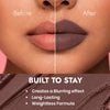 Double Shot Matte Lock Matte Bullet Lipstick – 2x Colour Pigment, One-Stroke Blurring Matte, Water Resistant & Long-Lasting | Enriched with Vitamin E, Avocado Oil & Shea Butter | 4g