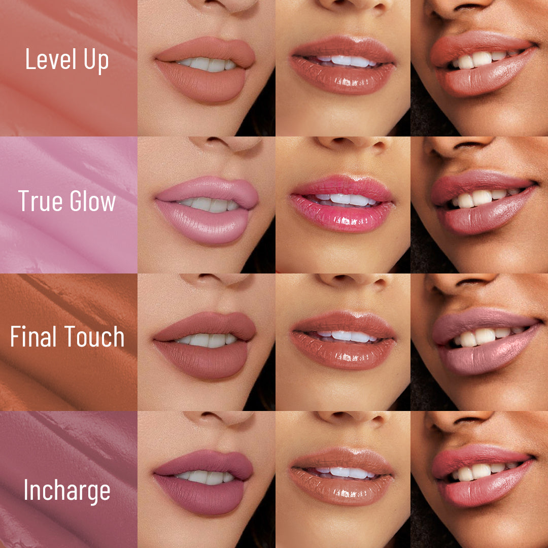 Baked Beauty With All My Heart Liquid Lipstick Gift Set For Women (4mlx4)