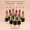 Fire Alarm Matte Lock Matte Bullet Lipstick – 2x Colour Pigment, One-Stroke Blurring Matte, WaterResistant & Long-Lasting | Enriched with Vitamin E, Avocado Oil & Shea Butter | 12g, Pack of 3