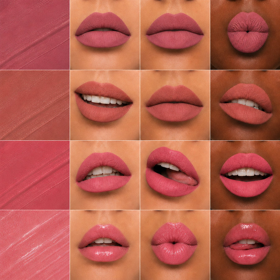 Baked Beauty With All My Heart Liquid Lipstick Gift Set For Women (4mlx4)