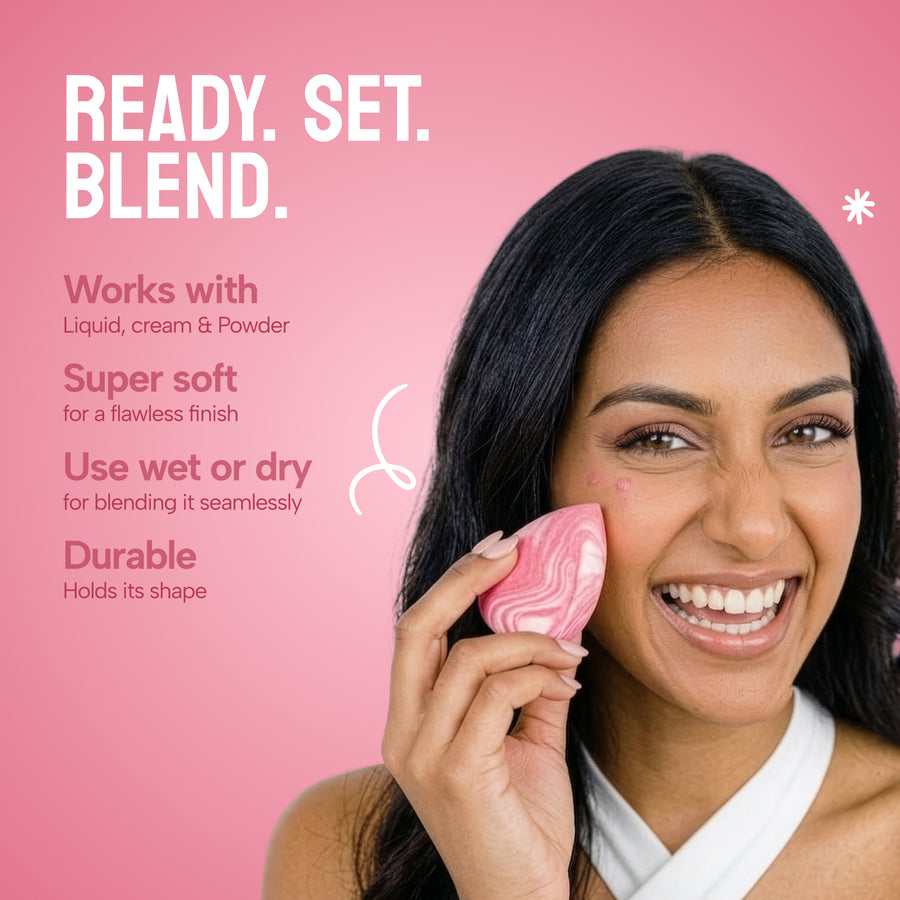 Photo Perfect velvet blend makeup sponge - Tear Drop (1pcs)