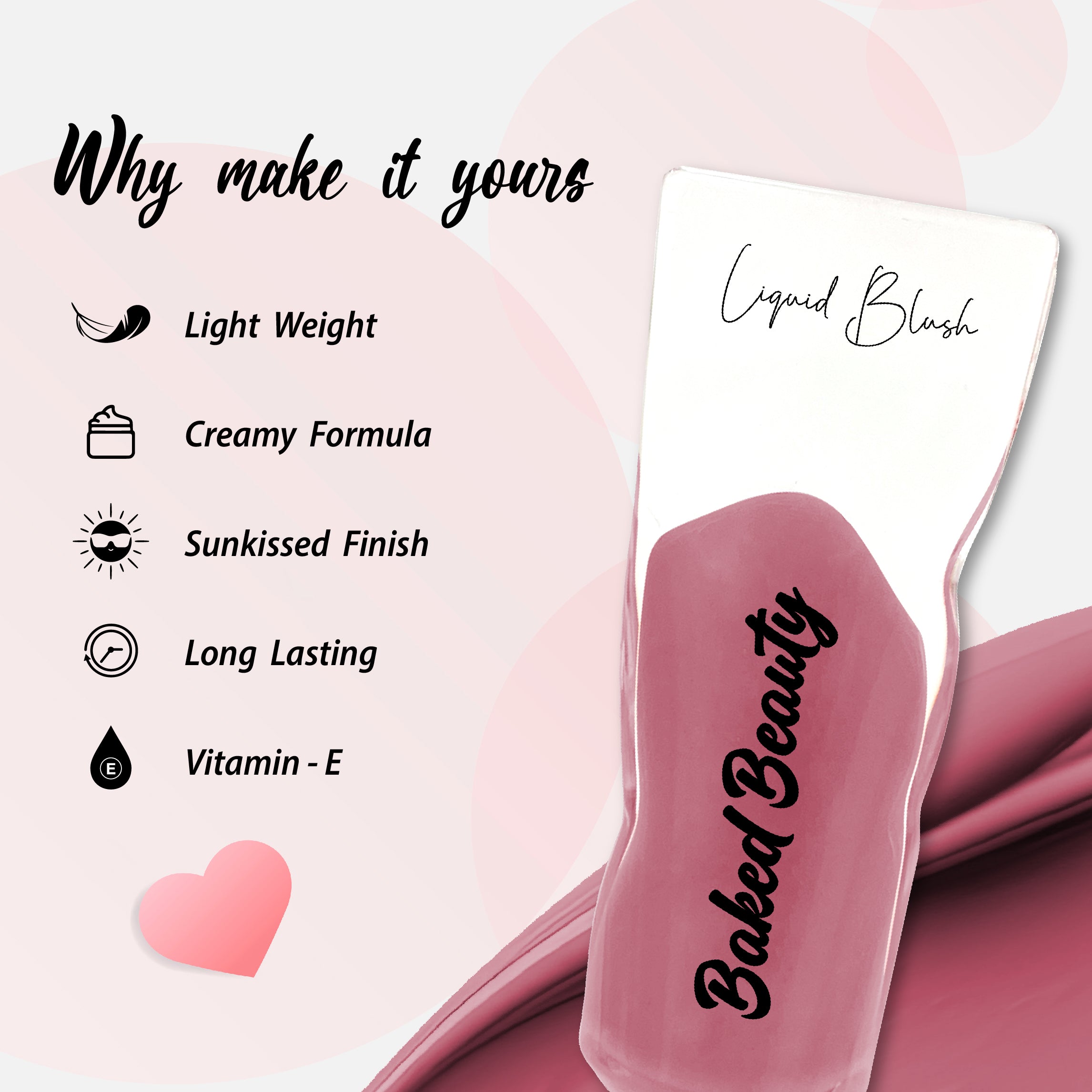 Rose Pink Liquid Blush, Glaze