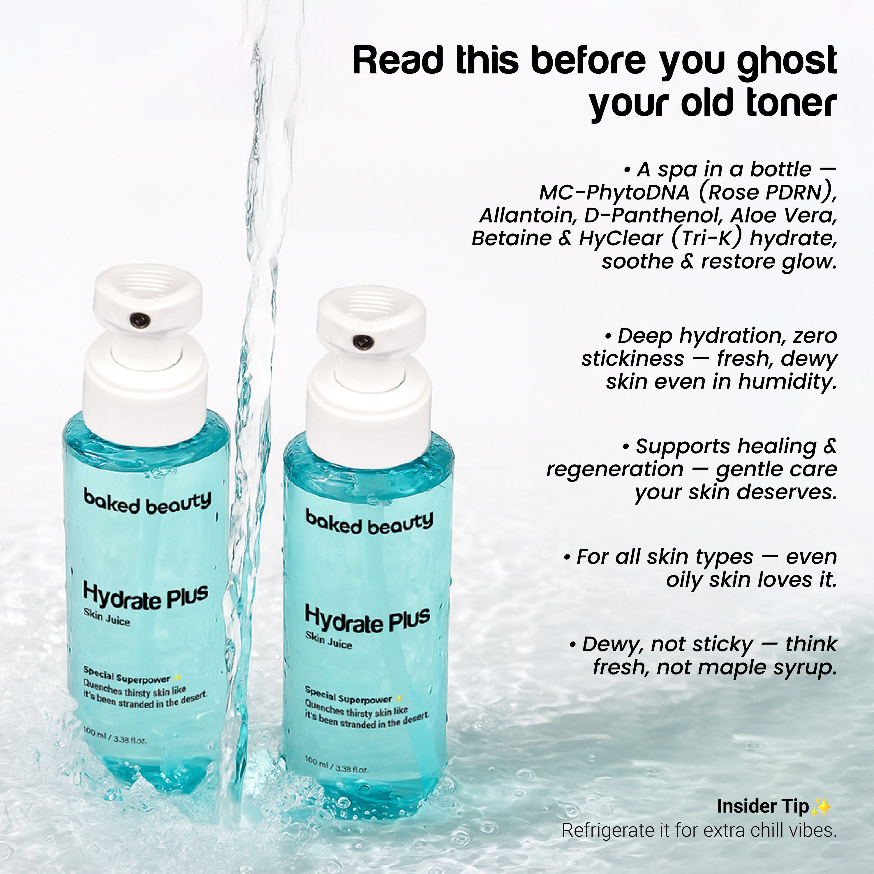 HYDRATE PLUS SKIN JUICE - HYDRATING TONER 100ML