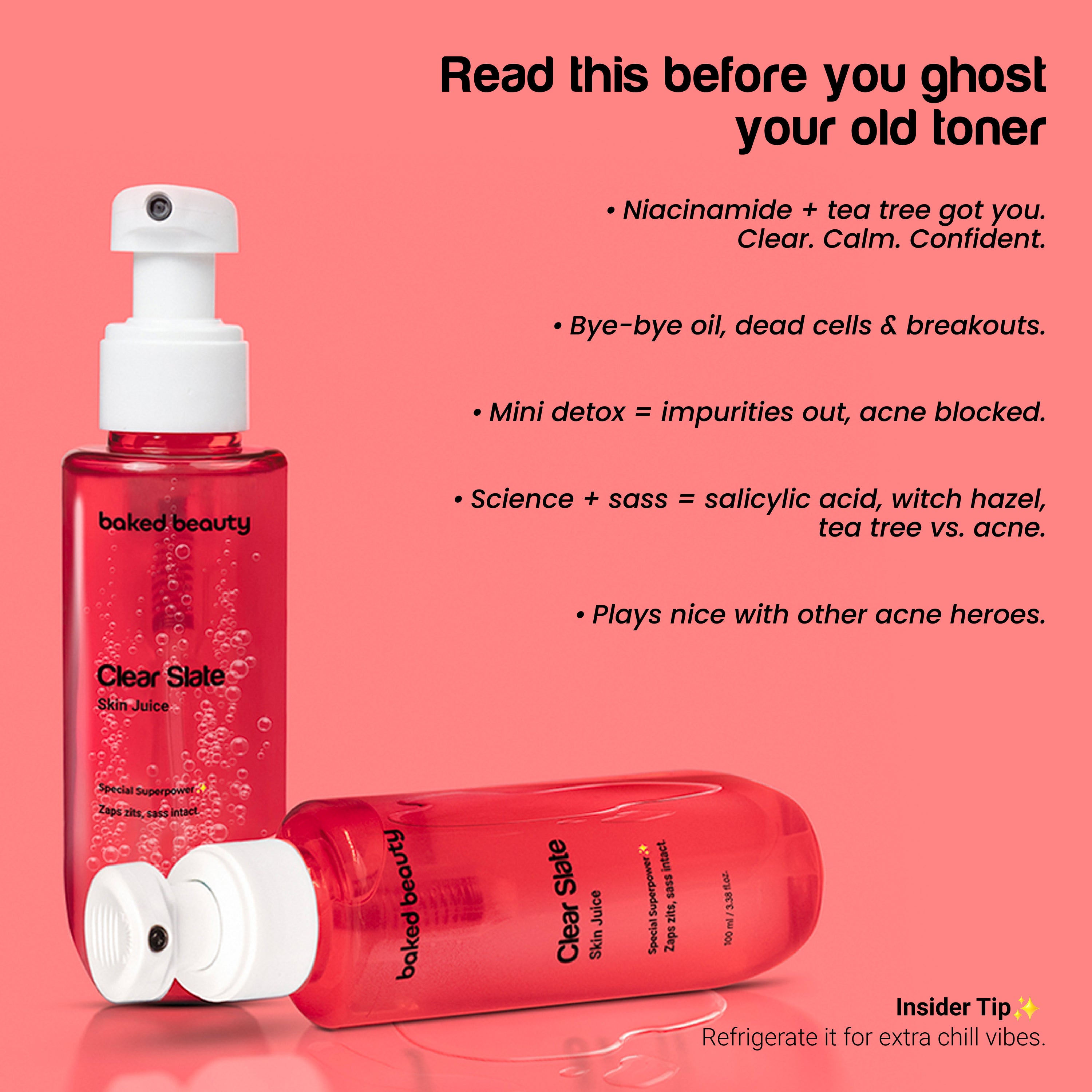 CLEAR SLATE SKIN JUICE - ANTI ACNE TONER 100ML