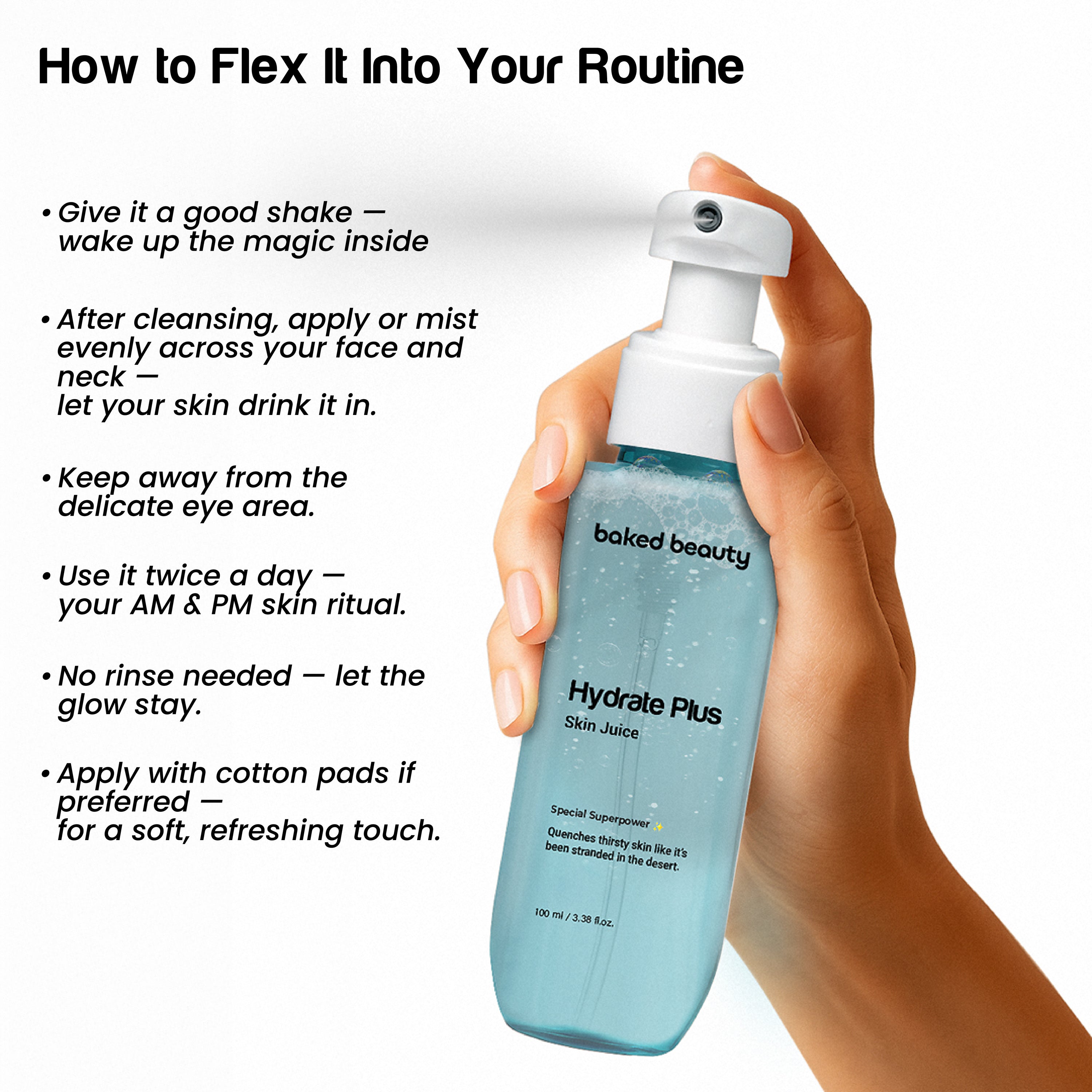 HYDRATE PLUS SKIN JUICE - HYDRATING TONER 100ML