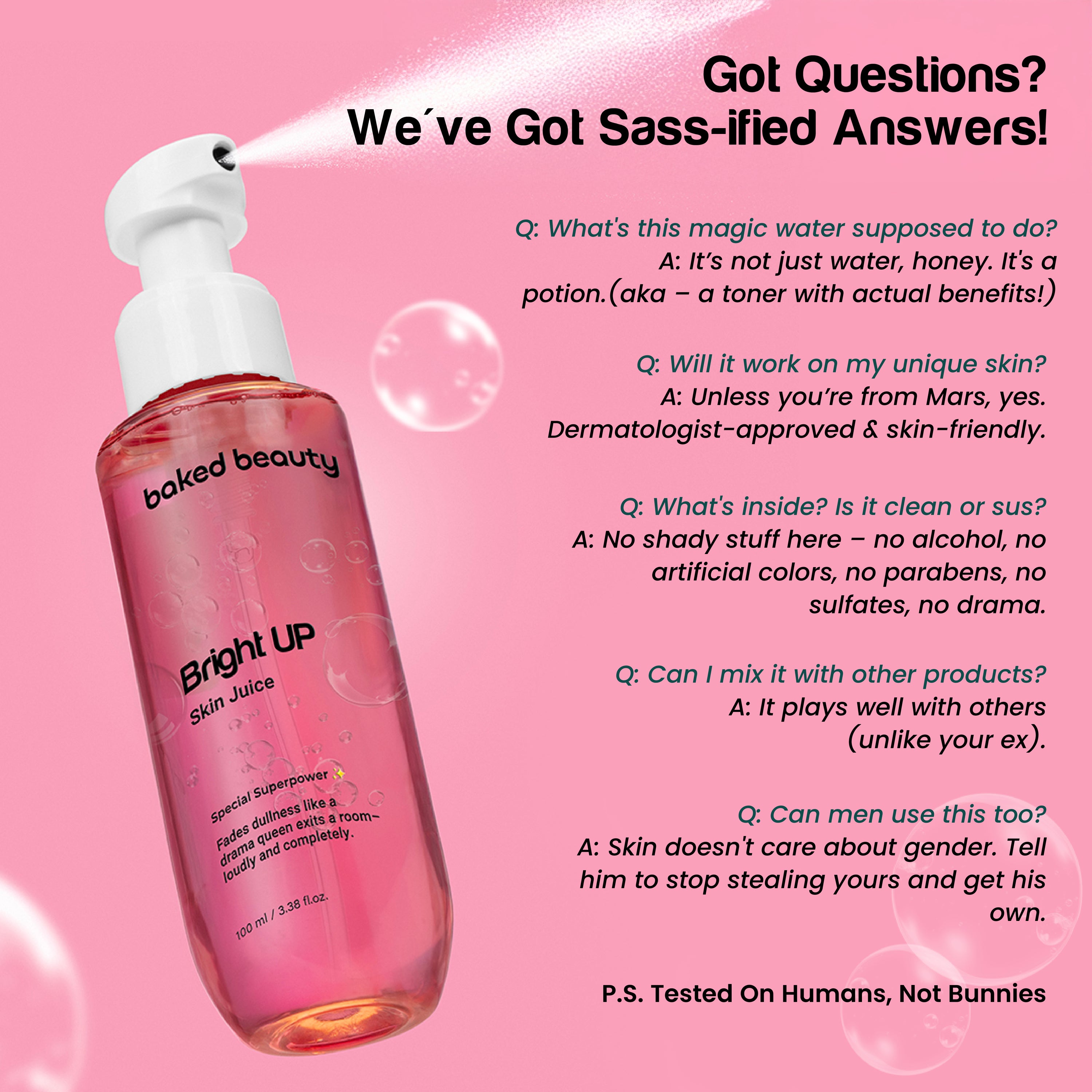 BRIGHT UP SKIN JUICE - BRIGHTENING TONER 100ML