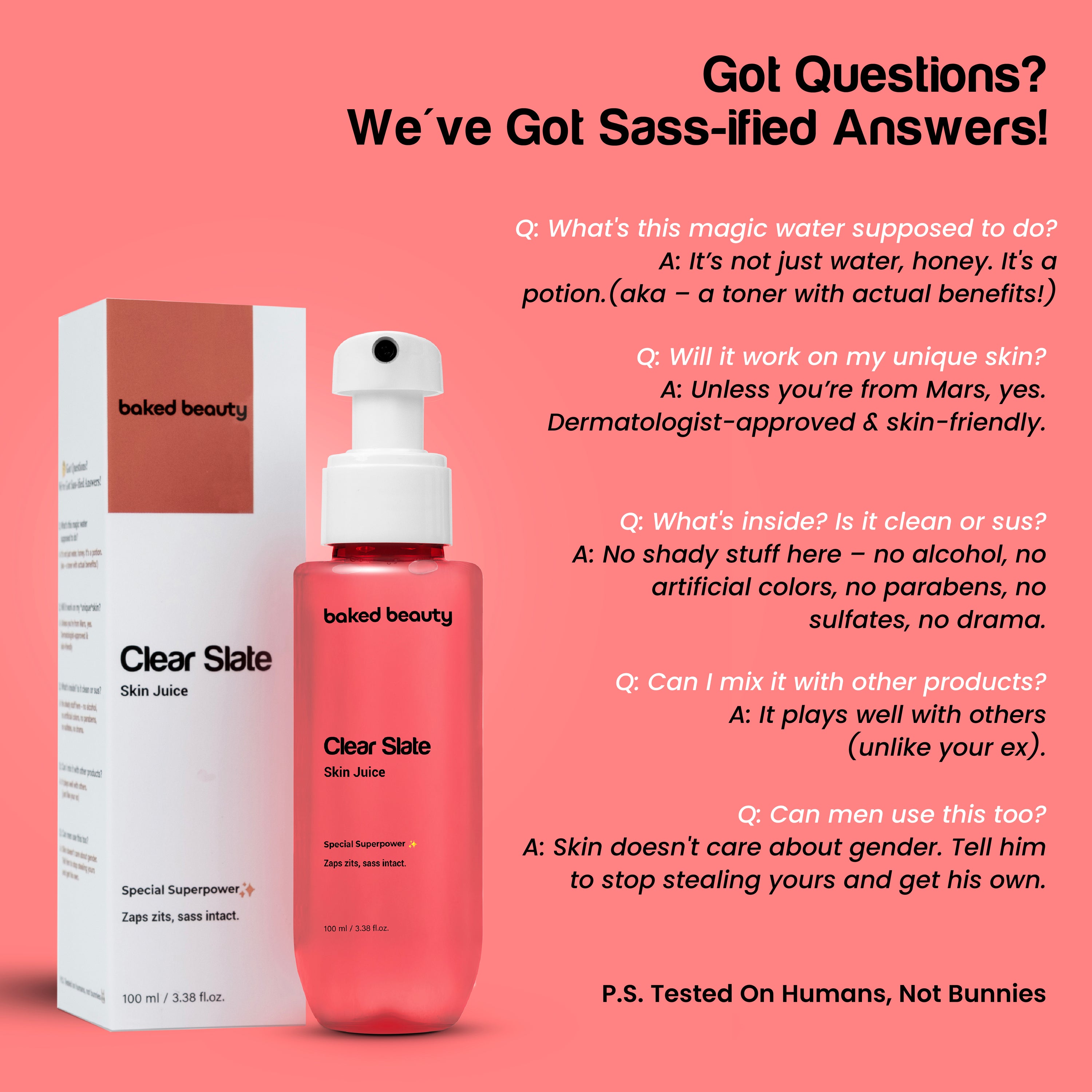 CLEAR SLATE SKIN JUICE - ANTI ACNE TONER 100ML