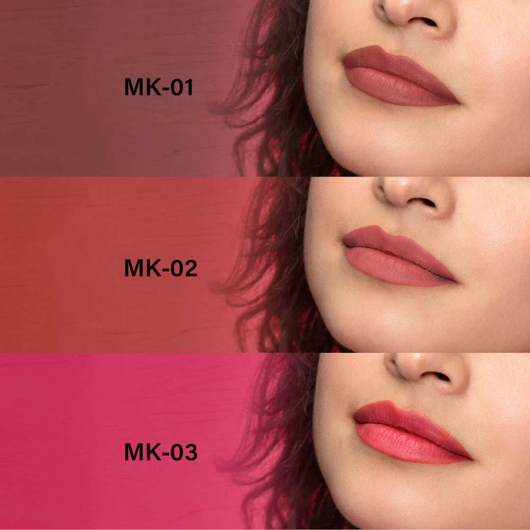 Lipstick Crayon Set (Pack of 3) - My Crayon Midnight Kiss