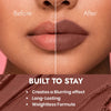 Single Shot Matte Lock Matte Bullet Lipstick – 2x Colour Pigment, One-Stroke Blurring Matte, WaterResistant & Long-Lasting | Enriched with Vitamin E, Avocado Oil & Shea Butter | 4g