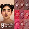 Single Shot Matte Lock Matte Bullet Lipstick – 2x Colour Pigment, One-Stroke Blurring Matte, WaterResistant & Long-Lasting | Enriched with Vitamin E, Avocado Oil & Shea Butter | 4g