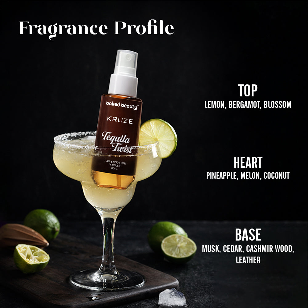Kruze Tequila Twist Hair and Body Mist - 60ml