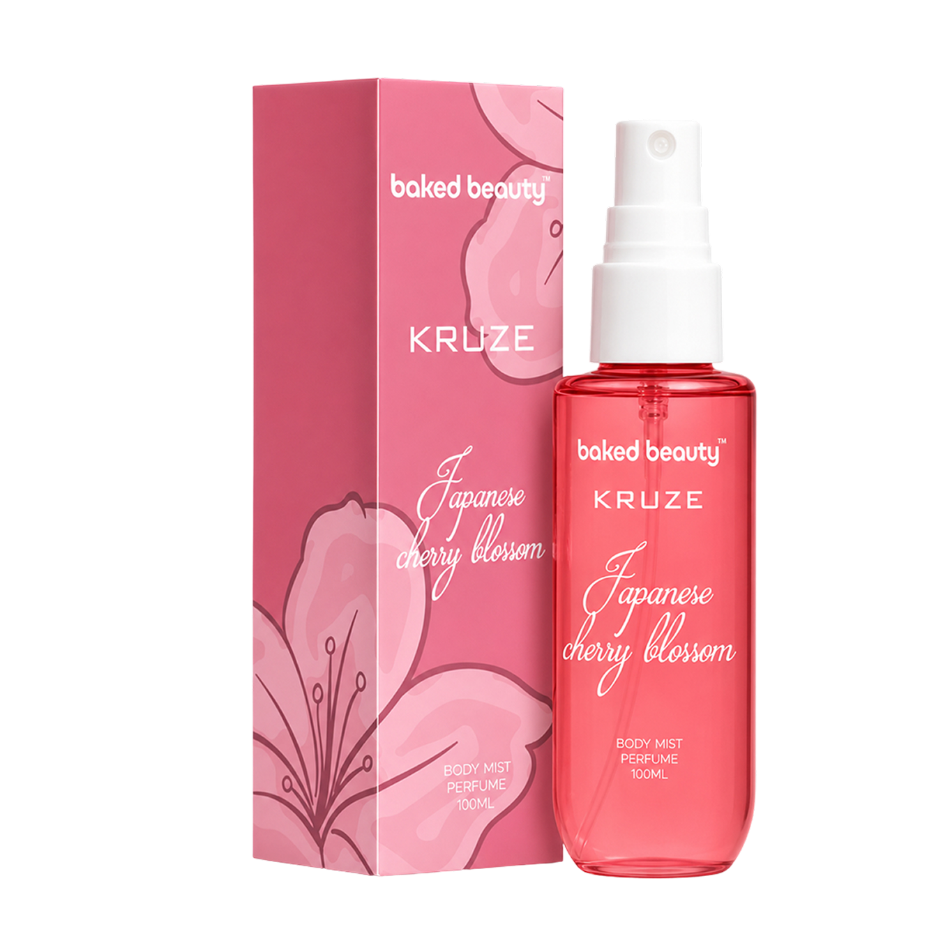 Kruze Japanese Cherry Blossom Body Mist - 100ml