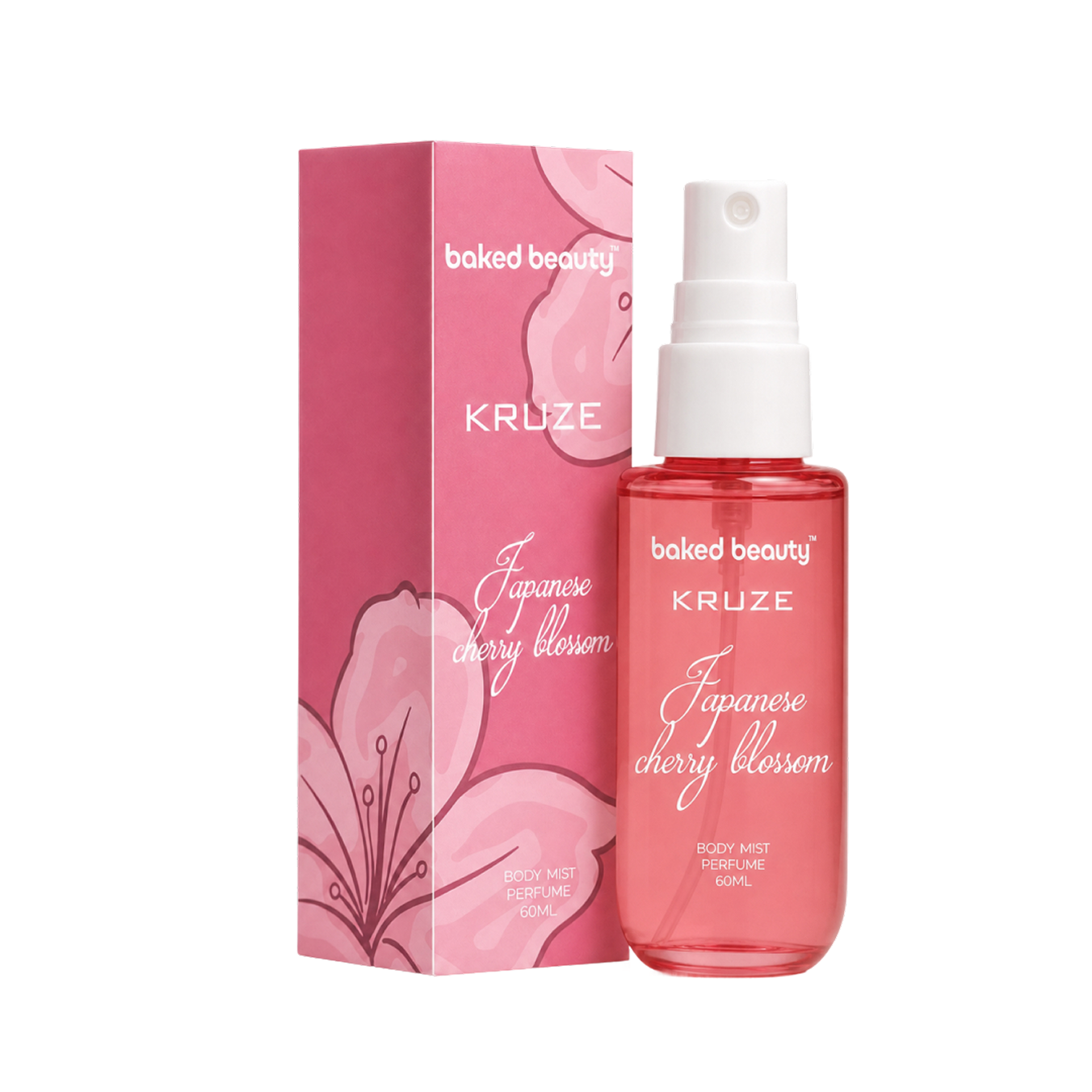 Kruze Japanese Cherry Blossom Body Mist - 60ml