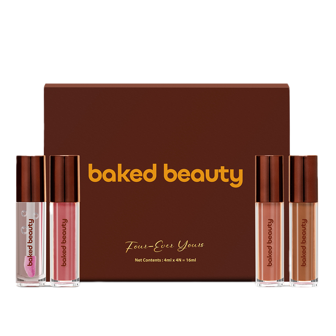 Baked Beauty Four Ever Yours Liquid Lipstick Giftset For Women (4mlx4)