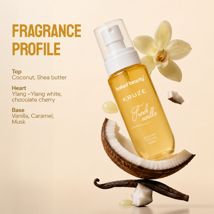 Kruze French Vanilla Body Mist - 100ml